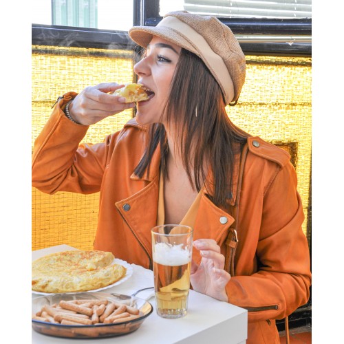 SUR-Modell Lederjacke mit Reißverschluss Zerimar - 4