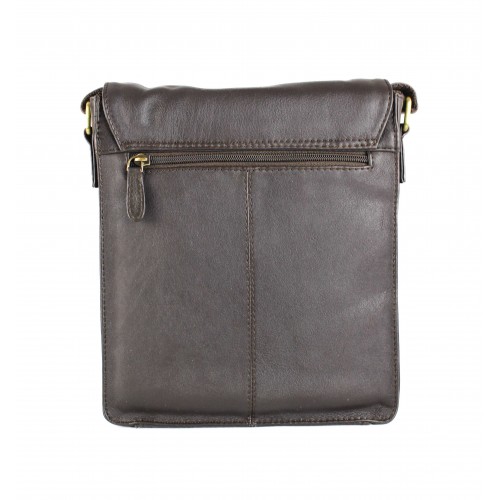 Umhängetasche aus Leder im Vintage-Stil mit Reißverschlüssen CHAPA Zerimar - 3