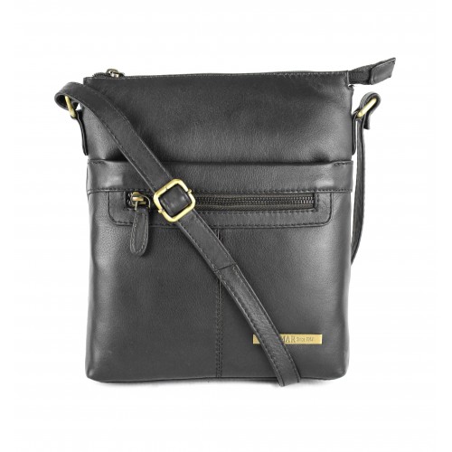 Umhängetasche aus Leder im...