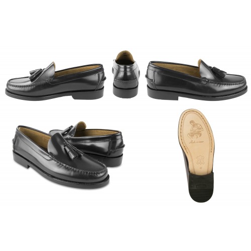 Herren-Loafer mit Quasten...