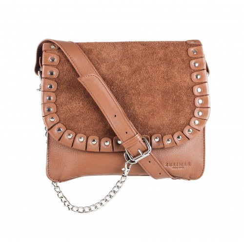 Lederumhängetasche mit...