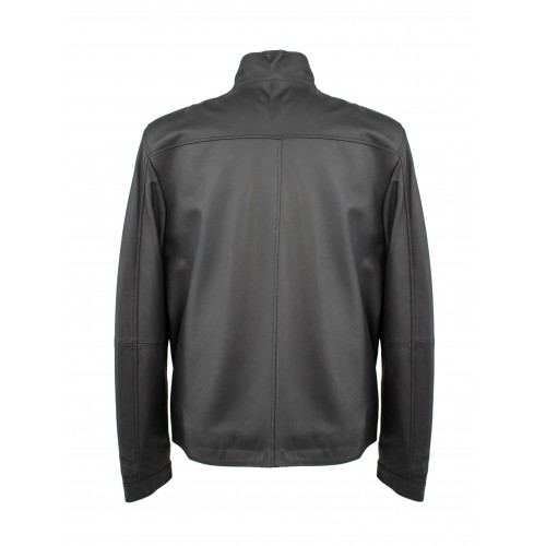 Lederjacke mit...