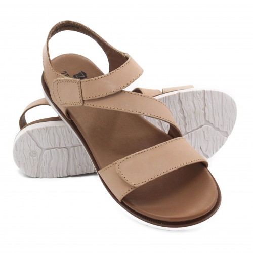 Flache Ledersandalen Modell...