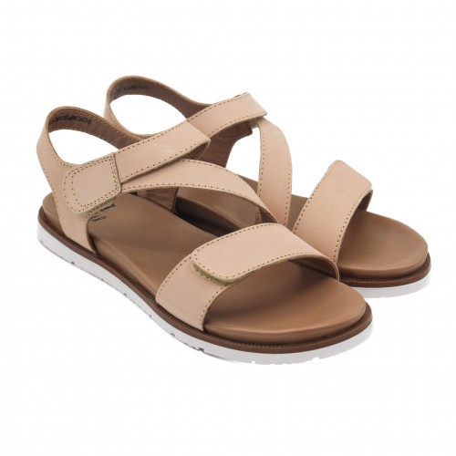 Flache Ledersandalen Modell...