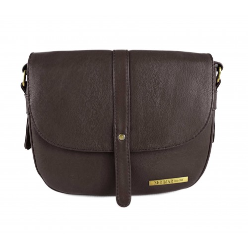 Klappentasche aus Leder 21x25x7 cm SCHRANK Zerimar - 11