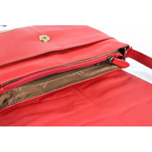 Klappentasche aus Leder 21x25x7 cm SCHRANK Zerimar - 25