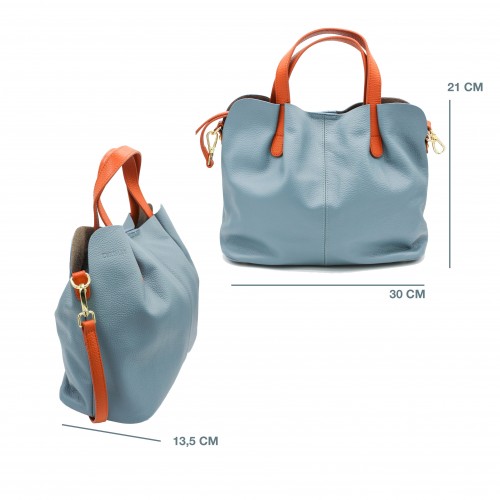 Ledertasche mit Doppelgriff...