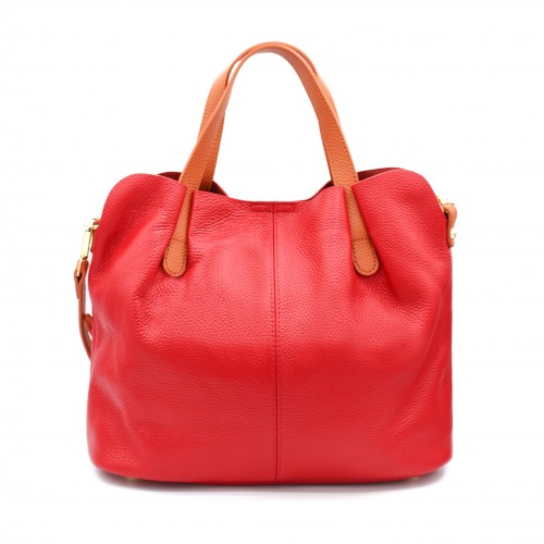 Ledertasche mit Doppelgriff...