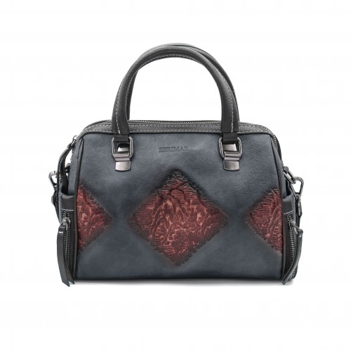 Ledertasche mit Doppelgriff...
