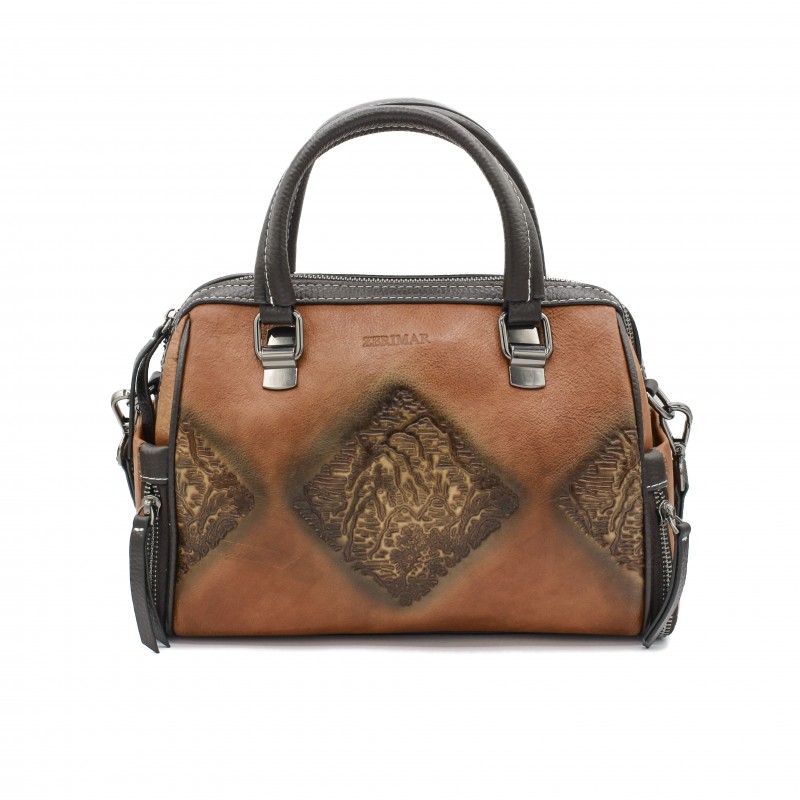 Ledertasche mit Doppelgriff 27x21x11 cm MORAGA Zerimar - 9