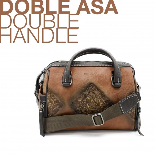 Ledertasche mit Doppelgriff 27x21x11 cm MORAGA Zerimar - 11