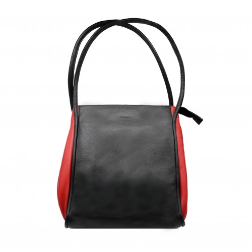 Doppelbreite Ledertasche...