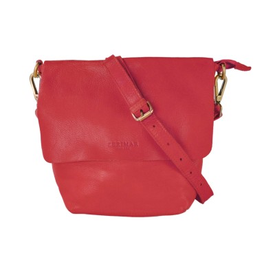 Leder-Umhängetasche 23x24...