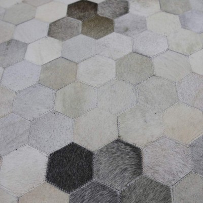 Patchwork-Lederteppich 60x120 cm Zerimar - 8