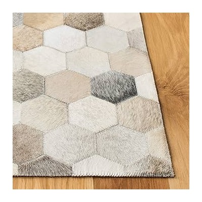 Patchwork-Lederteppich 60x120 cm Zerimar - 9