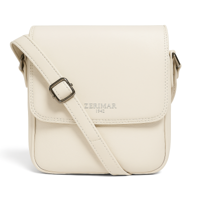 Leder-Umhängetasche 22x19x6...