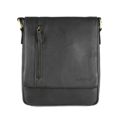 Umhängetasche aus Leder im Vintage-Stil 26x22x7 cm NOCKA Zerimar - 2