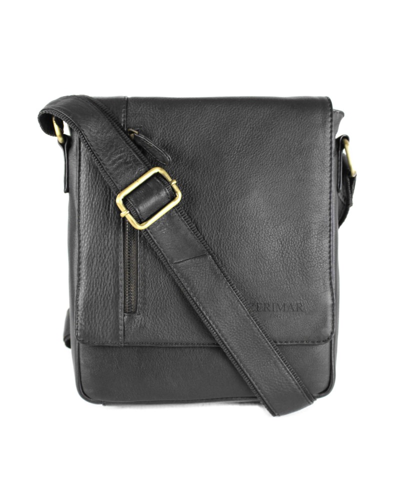 Umhängetasche aus Leder im Vintage-Stil 26x22x7 cm NOCKA Zerimar - 1