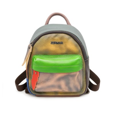 Rucksack aus Naturleder...