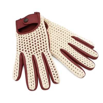 Leder- und Strickhandschuhe...