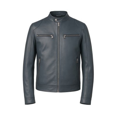 GERMAN Lederjacke mit...