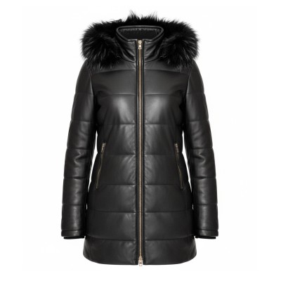 PEPPER Parka mit Fuchskapuze