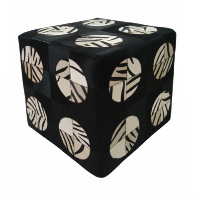 Pouf Hocker aus Rindsleder...