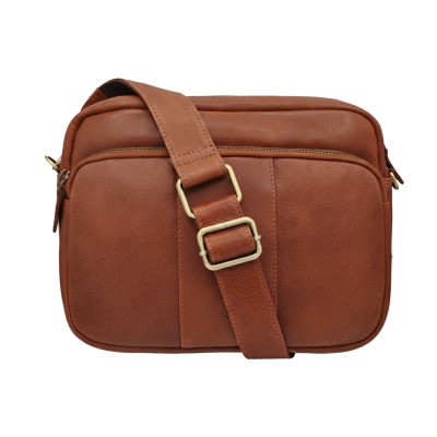 Leder-Umhängetasche 20x26x9...