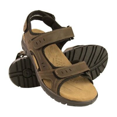 STONE Ledersandalen mit...