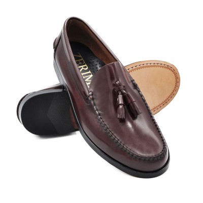 Herren-Loafer mit Quasten...