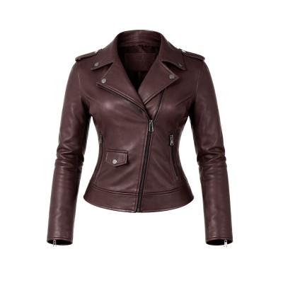 PINKO-Modell Lederjacke mit...