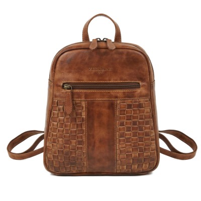 Naturlederrucksack 26x21x7...