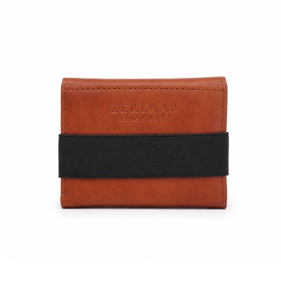 Lederbrieftasche 10x8 cm MALEO