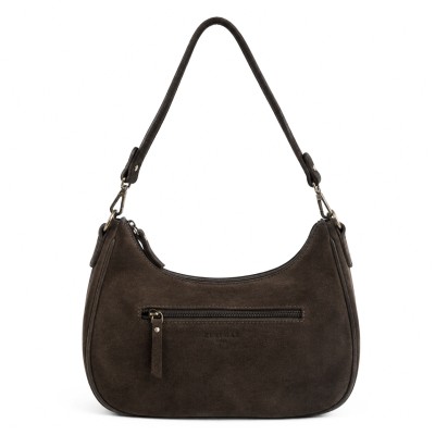 Veloursledertasche mit...
