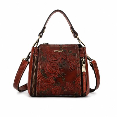 Ledertasche mit Doppelgriff...