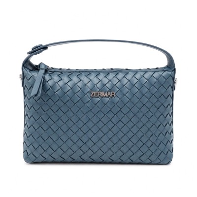 Geflochtene Lederhandtasche...
