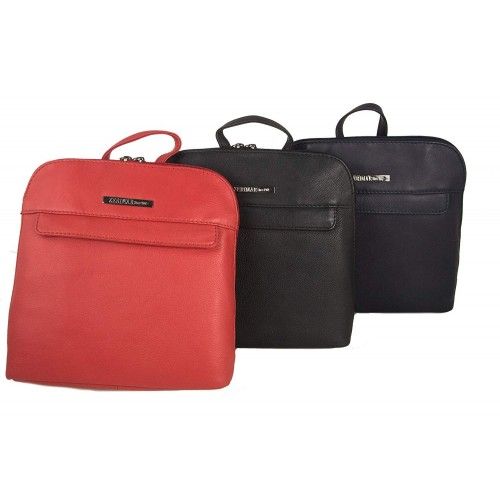 Damen Lederrucksack lässig 25x24x6 cm Zerimar - 12