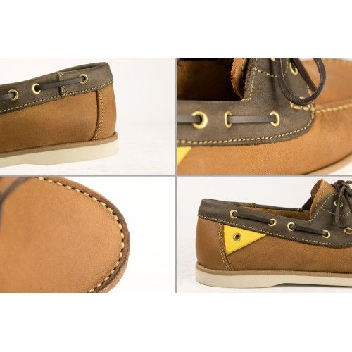 Sommer Herren Leder Bootsschuhe Zerimar - 3