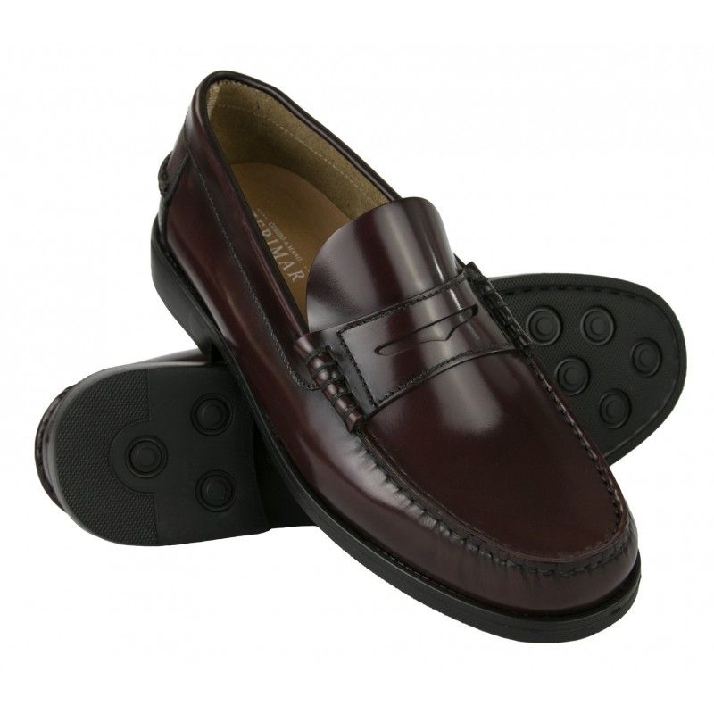 Leichte Mokassins für Männer mit Burgunder-Maske Zerimar - 1