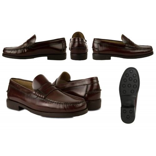 Leichte Mokassins für Männer mit Burgunder-Maske Zerimar - 3