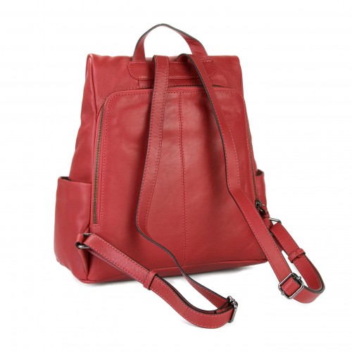 Naturlederrucksack mit Diebstahlschutz Zerimar - 16