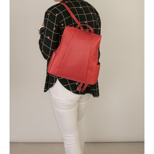 Naturlederrucksack mit Diebstahlschutz Zerimar - 18