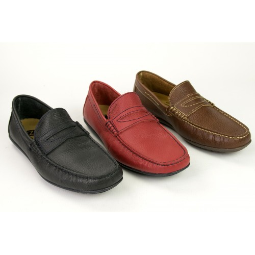 Burgunder-Sommerleder nautisch Zerimar - 20