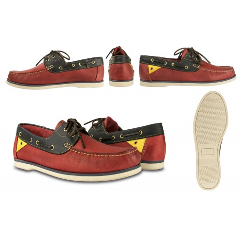 Sommer Herren Leder Bootsschuhe Zerimar - 9