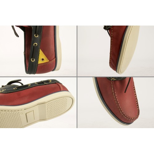 Sommer Herren Leder Bootsschuhe Zerimar - 10