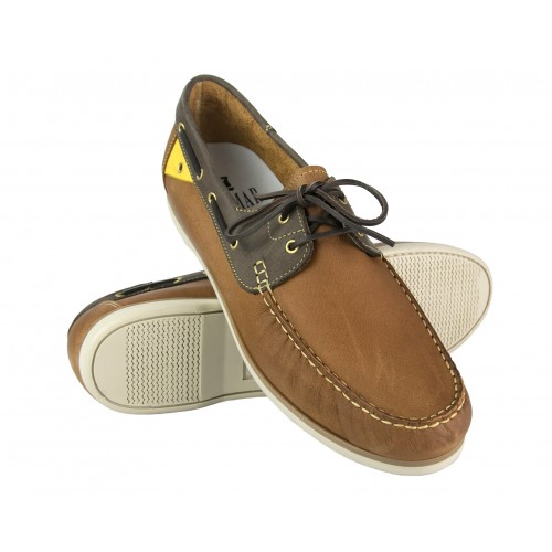 Sommer Leder Bootsschuhe für Männer in den Größen 47 bis 50 Zerimar - 1