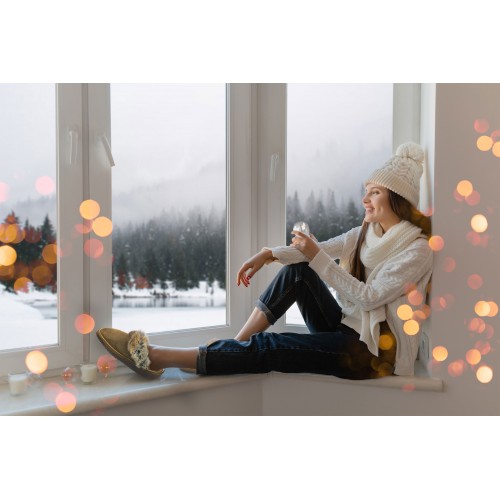 Double Face Leder Winterschuhe Zerimar - 8