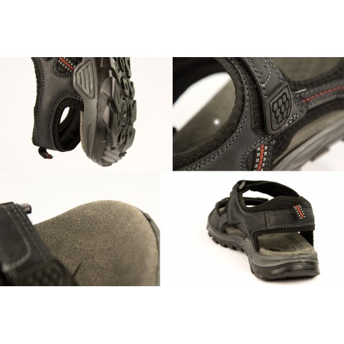 MOUNTAIN Ledersandalen mit Klettverschluss Zerimar - 11