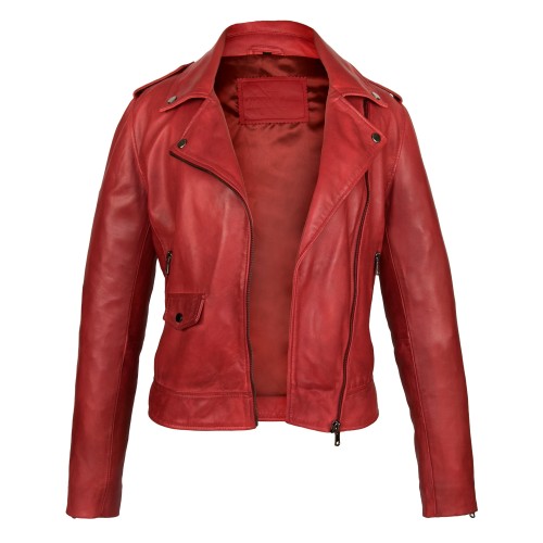 SUR-Modell Lederjacke mit Reißverschluss Zerimar - 13