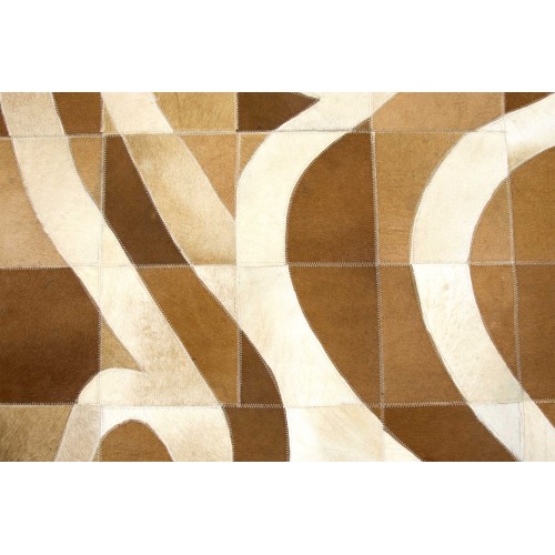 Kuhfell Patchwork Teppich WILLEN - Verschiedene Größen Zerimar - 4